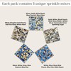 Confect Fathers Day Sprinkles | Black, Blue & White Sprinkles