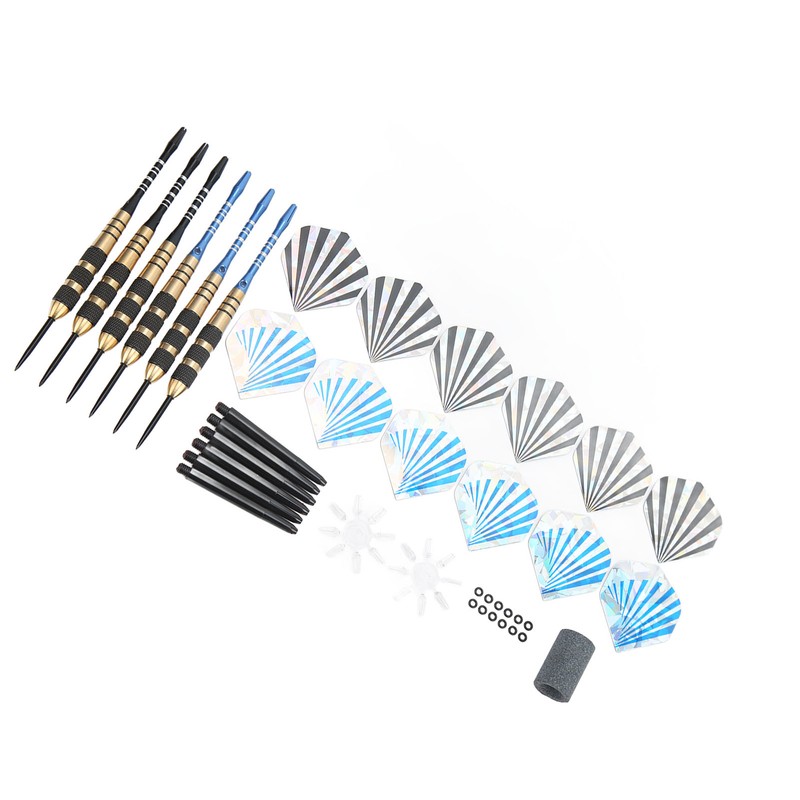 6Pcs Darts Professional Exquisite Stainless Steel Tip Darts Set with