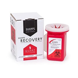 Sharps Recovery System Mailback Sharps Container 0.25 gal. Vertical Entry