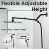 TRUSTMI 10 Inch Adjustable Shower Head with Handheld Spray Combo,