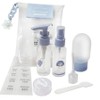 ( ) Compact cosmetics for travel, 4-type pouch / ( )만물 여행용 컴팩트 화장품 소분 용기 4종 파우치