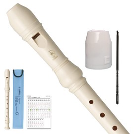 Yamaha Soprano Recorder German Style YRS-27III with Cleaning Stick and Antibacterial Cap Set Yamaha