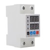 Over Under Voltage Protective Device DIN Rail Adjustable Dual Display