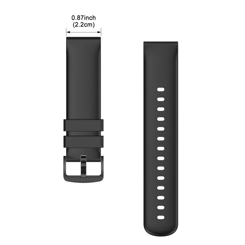 RUIMEN Replacement Strap for Smart Watch H1 (Black)