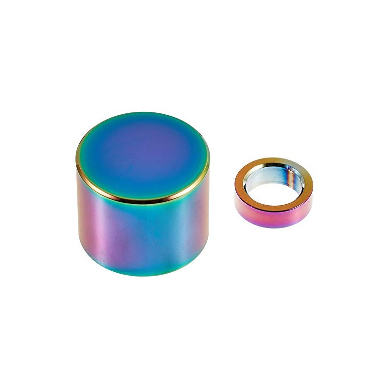 fortune JDM Cylinder Shave Rear Wiper Cap Titanium Polished JRS-MTP