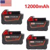 For Milwaukee M18 12AH 18V Extended Capacity Battery Li-Ion XC