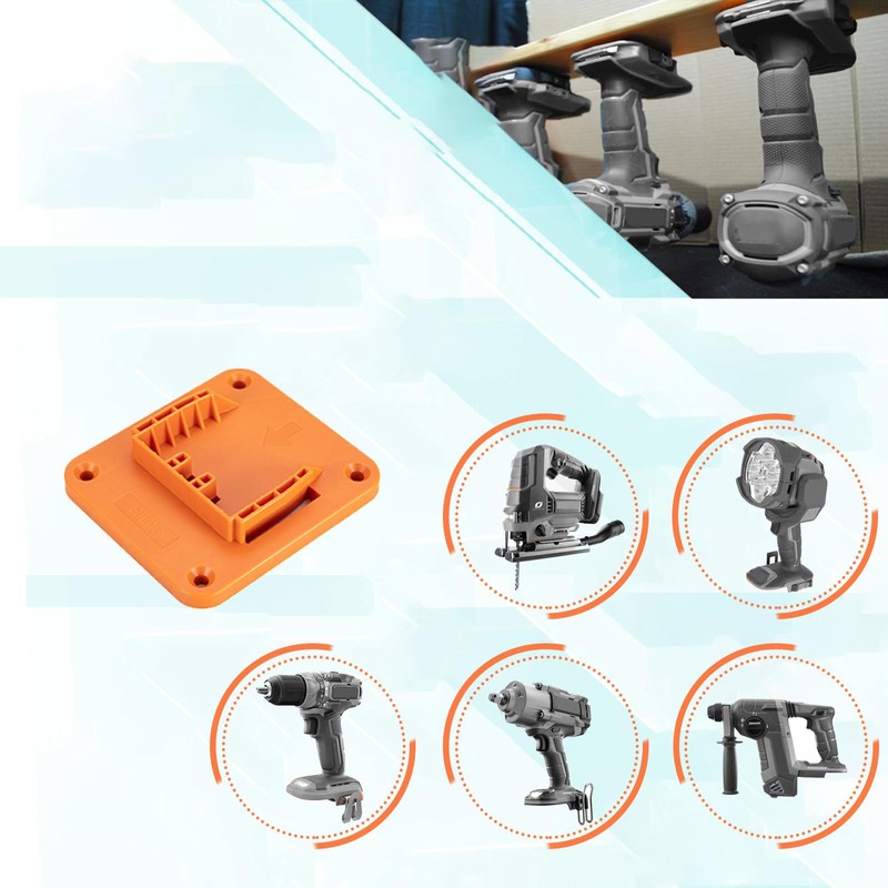 Crivnhar 5 Packs Tools Drill Mount Holder, Compatible for RIDGID