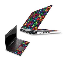 MightySkins Skin Compatible with Dell G5 15 Gaming Laptop - Stained Glass Window | Protective, Durable, and Unique Vinyl Decal wrap Cover | Easy to Apply, Remove, and Change Styles | Made in The USA