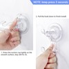 Suction Cup Hook, Vacuum Set of 2, Shaver Holder, Razor