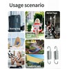 uvbws2PCS Porch Swing Spring, 5 inch Heavy-Duty Hammock Spring Chair,