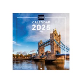 Finocam - Calendar International Wall Pictures 2025 Month View January 2025 - December 2025 (12 months) London International