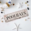 Interluxe Metal Sign - Pool House - Pool Gift Idea