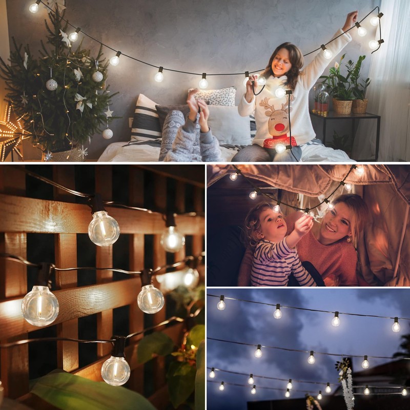 Mlambert G40 LED Replacement Light Bulbs for String Lights, Dimmable