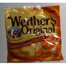 Werther's Original Creamy Caramel Filled Hard Candies (2.65oz) Single Pack by Storck
