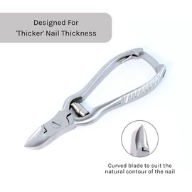 TAFS ® Podiatrists Barrel Spring Nail Clippers Cutters Nippers for Thick toenails Like Angled Nail Clippers - Podiatry Instruments Clippers with Safety Pouch.