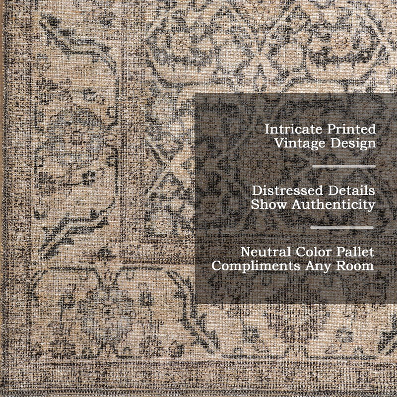nuLOOM Hillstone Collection 9' x 12' Area Rug, Traditional Vintage
