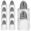 Kichvoe Small Salt and Pepper Shakers, Mini Glass Seasoning Jars