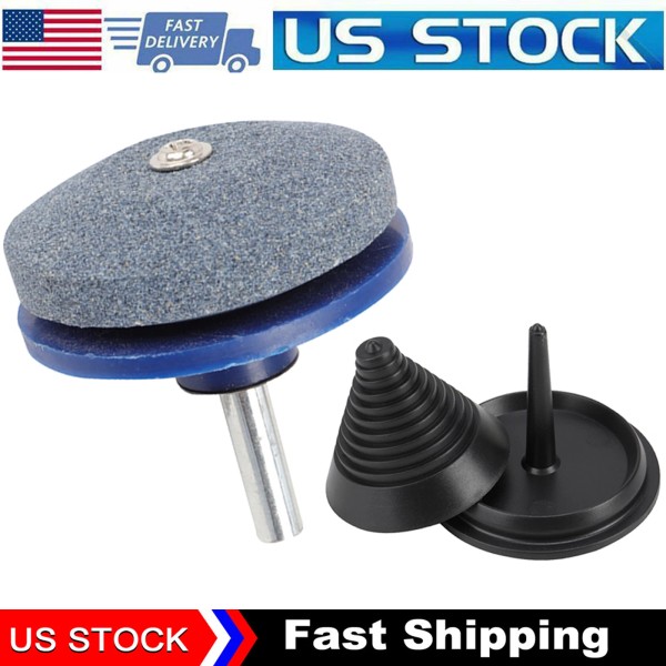 Mower Blade Balancer & Sharpener Set For Lawn Mower Tractor