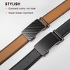 Zitahli Ratchet Belt Men 2 Pack - Click Leather Mens