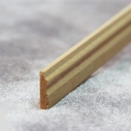AirAds Dollhouse DIY Dollhouse Building Material Wood Finishing Trim Molding; Width 1.2cm (Lot 10pcs)