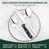 48-Piece Silverware Set, CEKEE Stainless Steel Flatware Set for 8