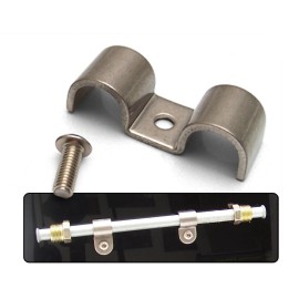 Gilbertsons Machine Shop 1/2 Stainless Steel Double Line Clamps - Pack of 12 hot rods KICLC2500
