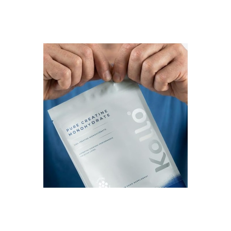 Kollo Creatine Monohydrate Powder-Pure Creatine Monohydrate Powder for Strength &