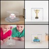 Belle Vous Clear Acrylic Display Case (Pack of 3) Acrylic