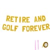 Meowoo Ultimate Retirement Decoration, Proud to Retire Banner, 7.7-Inch Bold