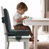 Eiury Portable PU Toddler Booster Seat for Dining Table, Anti-Scratch,