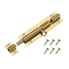 TERF Door Bolt Polished Brass Barrel Slide Lock 75mm [3'']