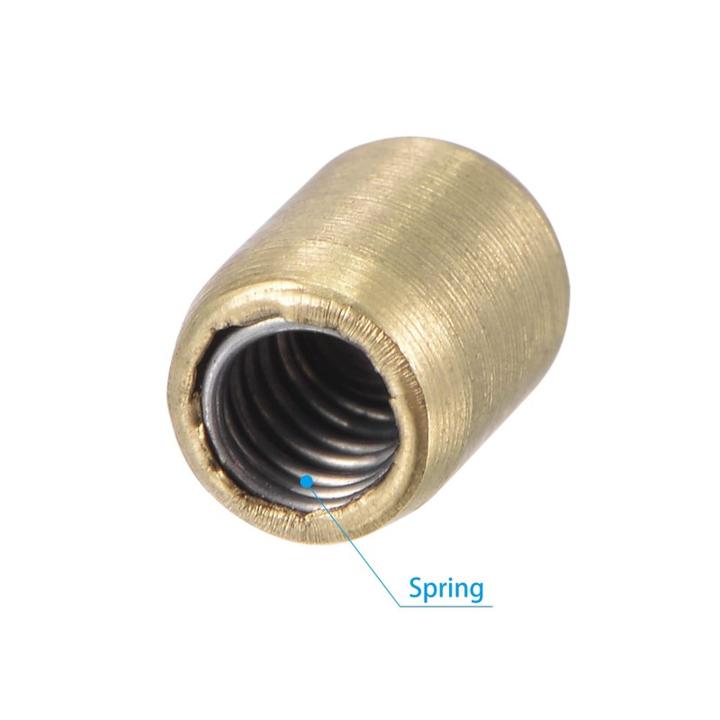 uxcell Brass Push Button Grease Oil Cup 4x5mm Ball Oiler