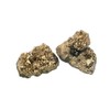 Namvo 2pcs Natural Pyrite Stone and Minerals Natural Crystal Quartz