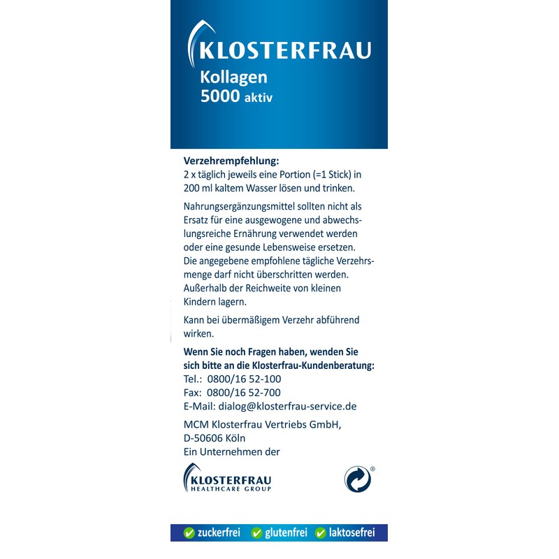 Klosterfrau Collagen 5000 Active | Cartilage and Bone | 20