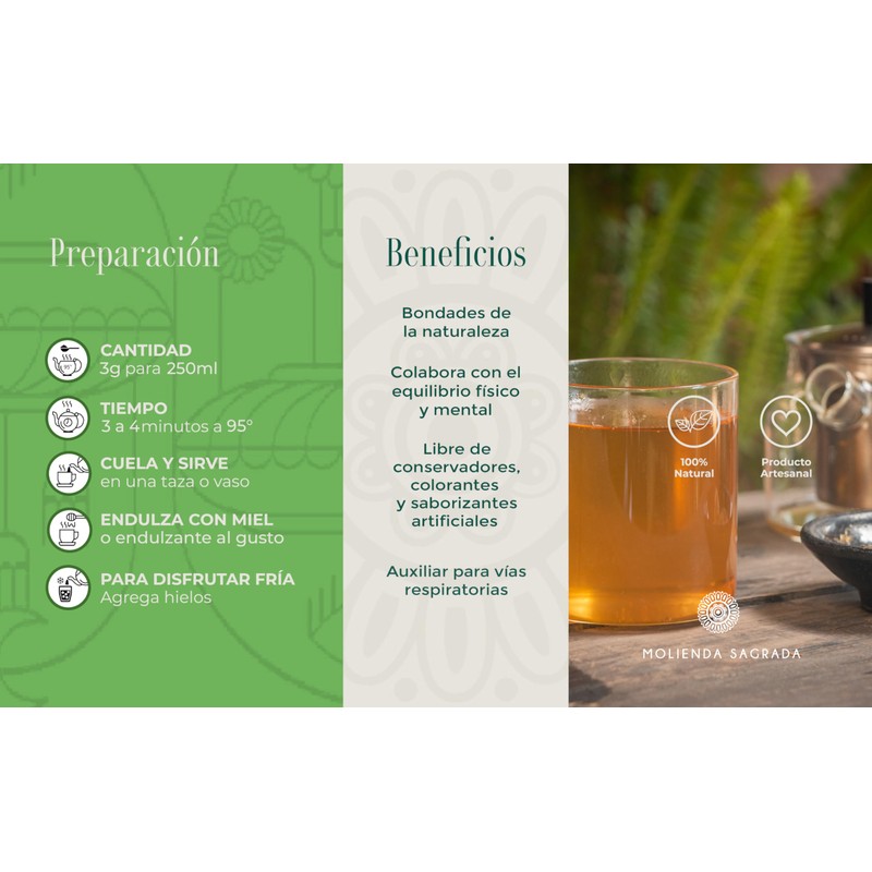 Molienda Sagrada, Té Eucalipte, 50 g, 1 piezas