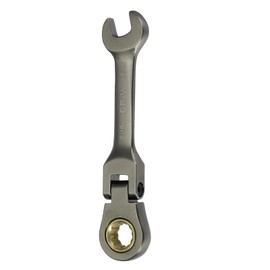 sourcing map Flex Head Ratchet Wrench Spanner 5/16" SAE Ratcheting Combination Wrench 72-Teeth Chrome Vanadium Steel Ratchet Gear Spanners with 12 Point Box End for Auto Repairs Home Projects
