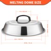 MSKC Griddle Dome For Blackstone, 12 in Steamer Dome, Basting