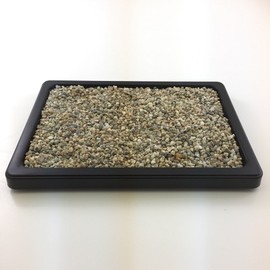 Drip and Humidity Tray with Washed River Rocks - Helps Protect Furniture + Planting Trays Provides Moisture When Water Evaporates - Great for Cactus, Succulents, Bonsai & House Plants