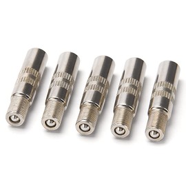 VooGenzek 5 Pieces Metal Valve Stem Extenders, Metal Automotive Wheel Valve, Universal Car Tire Valve Extension Cap Extender, for Car, Truck, Van, Caravan
