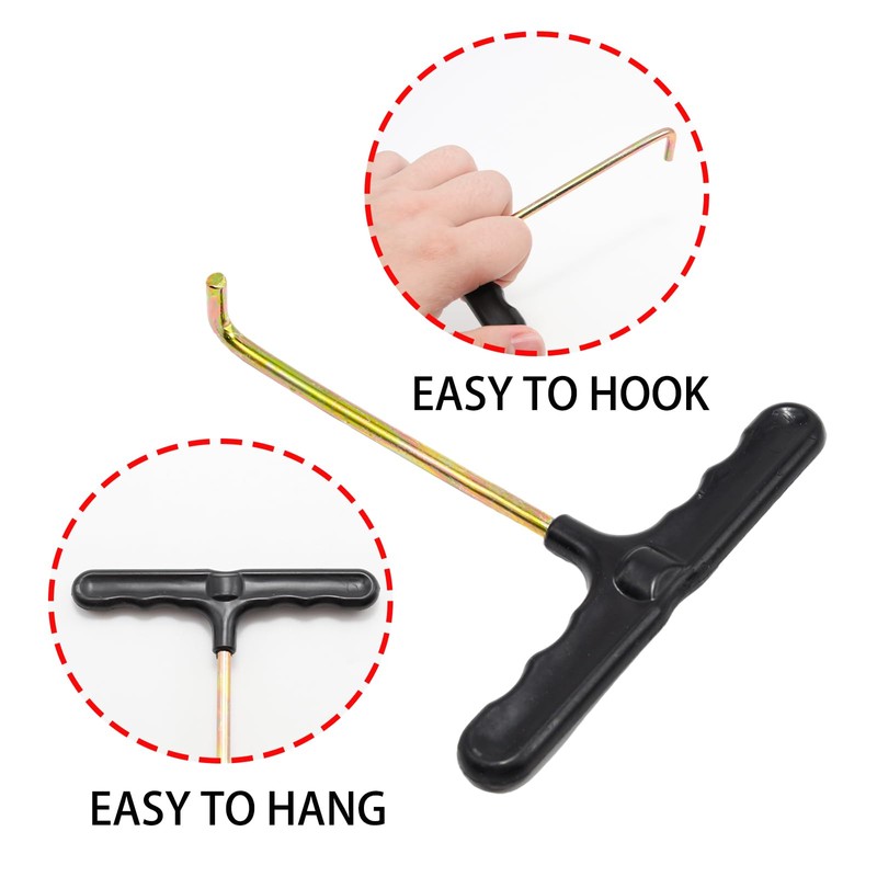 PINE & LINEN 2 PCS Durable Trampoline Spring Tool, Hook