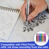 16 x Erasable Gel Pen Refills Compatible with Pilot FriXion