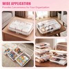 Clear Diaper Bag Organizer Pouches, Hard Shell Zipper Case for