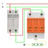 Heschen Surge Protection Device for PV, LYD1-PV1000, 3P 1000VDC 20KA,