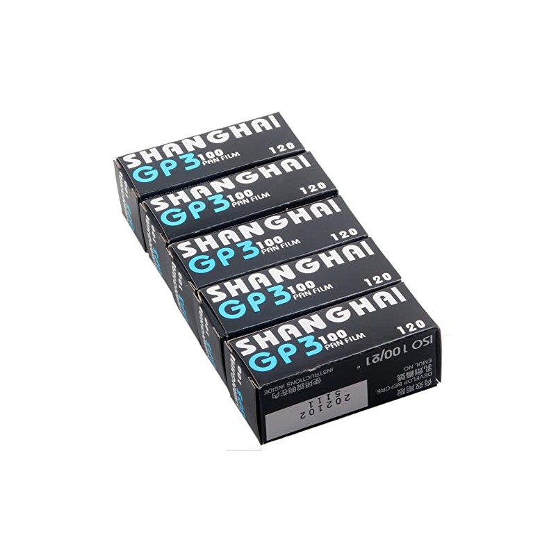 10 rollos de película Shanghai 120 negro y blanco Iso