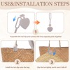 6Pcs Hat Clips for Travel on Bag Heart Shaped Silicone