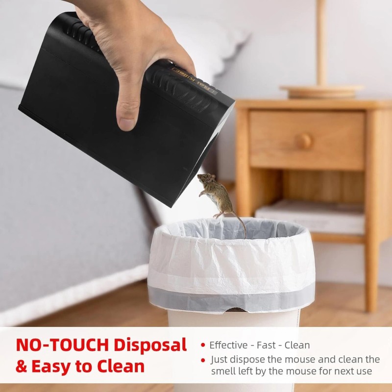 Jahy2Tech Reusable Electric Mouse Trap Zapper for Indoor and Outdoor
