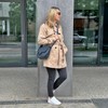 LECONI LE0074 Women's Small Shoulder Bag Natural Soft Leather Handbag