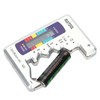 Battery Tester Universal Digital Voltage Checker for AA/AAA/C/D/9V/Button Cells &