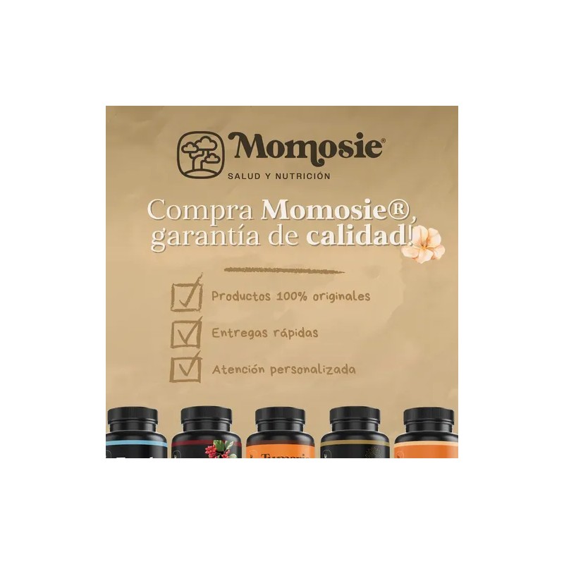 Magnesio Complex Momosie Suplemento Citrato Glicinato Gluconato Óxido Vegano Cápsulas
