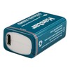 Kastar 1 Pack Micro USB Rechargeable Li-ion Polymer 9V Battery